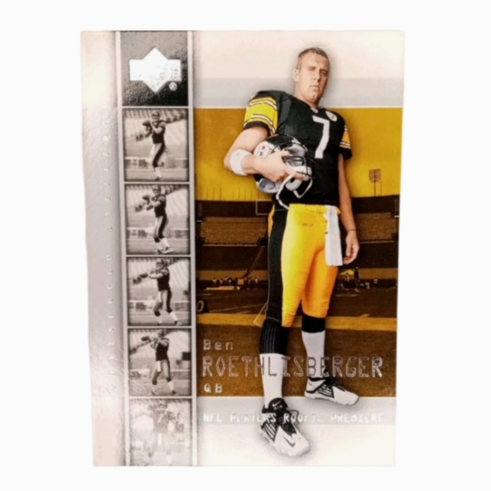 2004 Upper Deck Rookie Premiere Ben Roethlisberger Steelers MINT Rookie …
